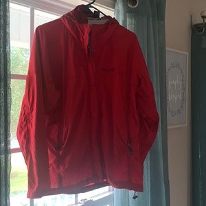 red Marmot windbreaker
